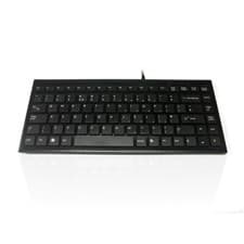 Image of Accuratus 395 Black - USB Super Slim Mini Keyboard with Square Modern Keys