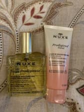 Image of Nuxe Prodigeuse Huile 100ml And Shower Gel 100ml Brand New