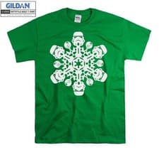 Image of Star Wars Stormtrooper Christmas Snowflake Hoodie Tshirt Men Women Unisex AC794