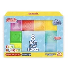 Image of 8 Pack Soft Play Blocks Kids Cubes Baby & Toddler Toy