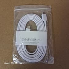 Image of Genuine Original Samsung USB-C to USB-C 3A Super Fast Charging Cable White 1.8m