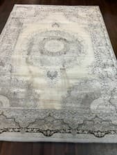 Image of .NEW 2022 EMBOSSED SOFT TOUCH TOP QUALITY DESIGN RUGS 160X230CM CREAM-L.GREY