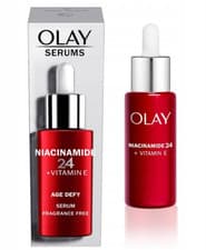 Image of Olay Serums | Niacinamide 24 + Vitamin E | Age Defy Serum | 40ml | Pack of 2