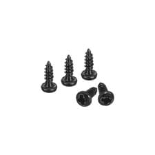 Image of #2 x 15/64" Phillips Pan Head Self-tapping Screw, 100pcs Round Head (Black)