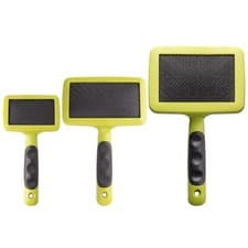 Image of Dog Puppy Cat Pet Grooming Slicker Brush Soft Pins Groom Hair Fur Comb Rake Tool