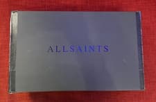 Image of BNWT Genuine AllSaints Nina EastWest Leather Tote Bag in Khaki Green