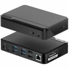 Image of Alogic Universal Dock Dual Display Docking Station Hd Monitors Usb-C And Usb-A D