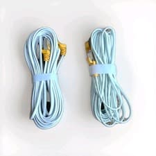 Image of 2 x 10m Cat5 RJ45 Cables - 2 X 10 Metre Network Cables
