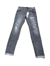 Image of PURPLE BRAND  DISTRESSED DENIM JEANS . BNWT SIZES 2/34 & 36 - SLIM/SKINNY