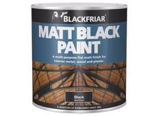 Image of Blackfriar Matt Black Paint 250Ml BKFMB250