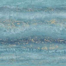 Image of Muriva Semper Vertical Marble TealGold Metallic Wallpaper 189504