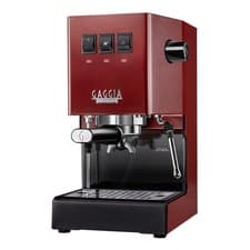 Image of Gaggia Classic E24 Evo Pro, Manual Espresso Coffee Machine, Red