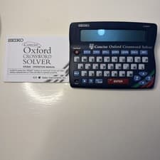 Image of Seiko ER3600 Oxford Crossword Solver Thesaurus Spellchecker Calculator, unboxed