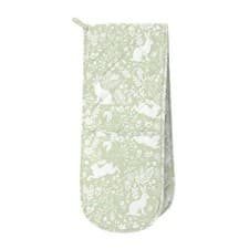 Image of William Morris Forest Life Green Double Oven Glove