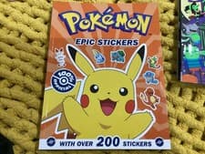 Image of Pokemon Epic stickers: Over 200 Stickers Pokémon 32 page Activity book NEW