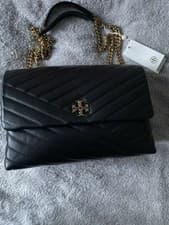 Image of Tory Burch Black Leather Shoulder/Crossbody Bag