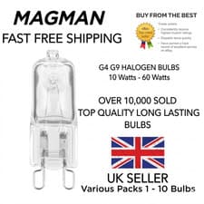 Image of G9 G4 Halogen Bulbs Capsule 10W 18W 20W 25W 28W 33W 40W 60W Lamp Light 220,12v