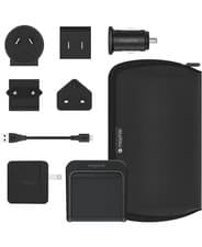 Image of Mophie Charge Stream Global Travel Kit Wireless Charger with World Plug Adapters