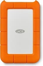 Image of LaCie Rugged Mini 4TB Orange Portable External Hard Drive USB-C Shock Resistant