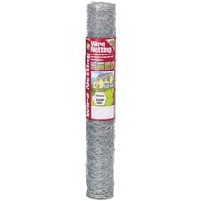 Image of Gardman 50045 Galvanised Wire Netting 50mm² Hexagon, 10 x 0.6m