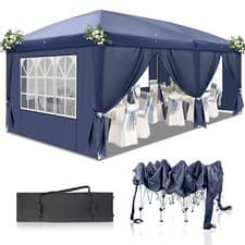 Image of 2X2m 3X3m 3x6m Pop-up Gazebo Marquee Canopy Outdoor Garden Party Wedding Tent UK