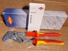 Image of Knipex 86 06 250 VDE Insulated Pliers Adjustable Spanner Wrench 250mm, Brand New