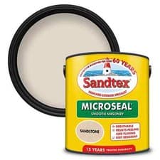 Image of Sandtex Masonry Paint 1L/2.5L/5L - Smooth Quality Waterproof All Colours