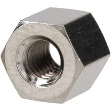 Image of R-TECH Hex Threaded F-F Spacers Brass M4 6mm - Pack Of 25