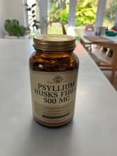 Image of Solgar Psyllium Husks Fibre 500MG 200 vegetable Capsule - Best before End 6/28