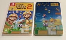 Image of Super Mario Maker 2 Video Game & Collectors Steelbook - Nintendo Switch - New #2