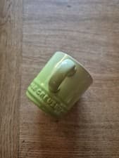 Image of ⭐ NEW. LE CREUSET Stoneware Espresso Cup 100ml, Kiwi Green, Unused