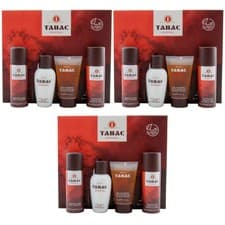 Image of Tabac Original Gift Quattro 3x Deodorant + after Shave + Shower Gel+Shaving Foam