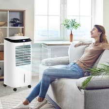 Image of Portable Air Cooler Fan, Evaporative Anion Ice Cooling Humidifier for Home
