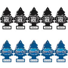 Image of 4X Magic Little Trees Black Ice Car Air Freshener Hanging Fragrance