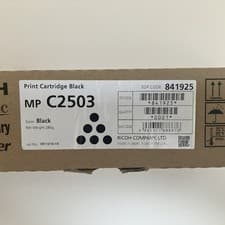 Image of Ricoh 841925 Black Toner Cartridge MP C2503H Original Genuine Aficio Printer