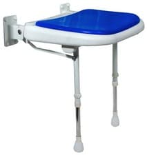 Image of AKW 4000 Series Fold-Up Shower Seat, Stainless Steel, Standard- Extra Wide Sizes