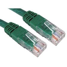 Image of Cables Direct ERT-610 10m CAT6 RJ45 Ethernet Patch Cable UTP Black / Red / Green