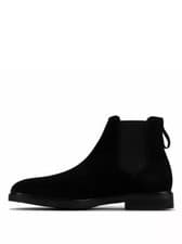 Image of Clarks Men's Chelsea Boots Clarkdale Gobi Black Suede UK 8 G EU 42 RRP £110