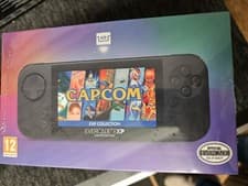 Image of Evercade EXP Black Limited Edition - New & Sealed - 18 built-in Capcom games 
