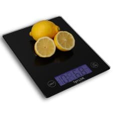 Image of Taylor Digital Dual Glass Kitchen Scale 5kg / 5000ml Black