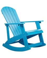 Image of Garden Rocking Chair ADIRONDACK Blue
