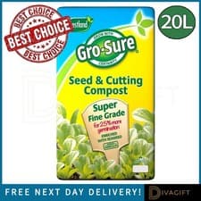 Image of WESTLAND GRO-SURE SEED & CUTTING COMPOST 20L SUPER FINE GRADE WITH VERMICULITE
