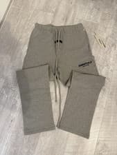 Image of Men Grey Baggy Essentials Fear Of God Joggers Size Large
