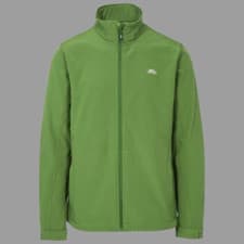 Image of Trespass Mens Vander Softshell Full Zip Jacket Fern In Large Size Brand New