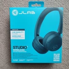 Image of JLab Studio 2 On-Ear Foldable Wireless Headphones - Deep Blue NEW