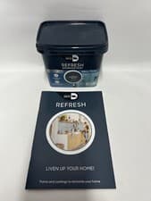 Image of Maison Deco Refresh Bathroom Wall Tile Paint Waterproof Graphite Satin - 750ml