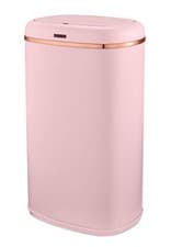 Image of Sensor Bin by Tower Cavaletto Square 58L in Pink with Stylish Rose Gold Accents