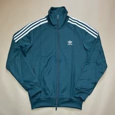 Image of Adidas Originals Classic Track Top Jacket Zip Up Ivy Green X-Small Brand New✅