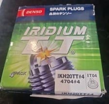 Image of 4 x Denso Iridium TT Spark Plugs IKH20TT 4704 New Unused 4 Pack