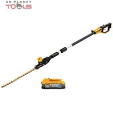 Image of DeWalt DCMPH566 18V XR Pole Hedge Trimmer 3.35m With 1 x 1.7Ah Battery